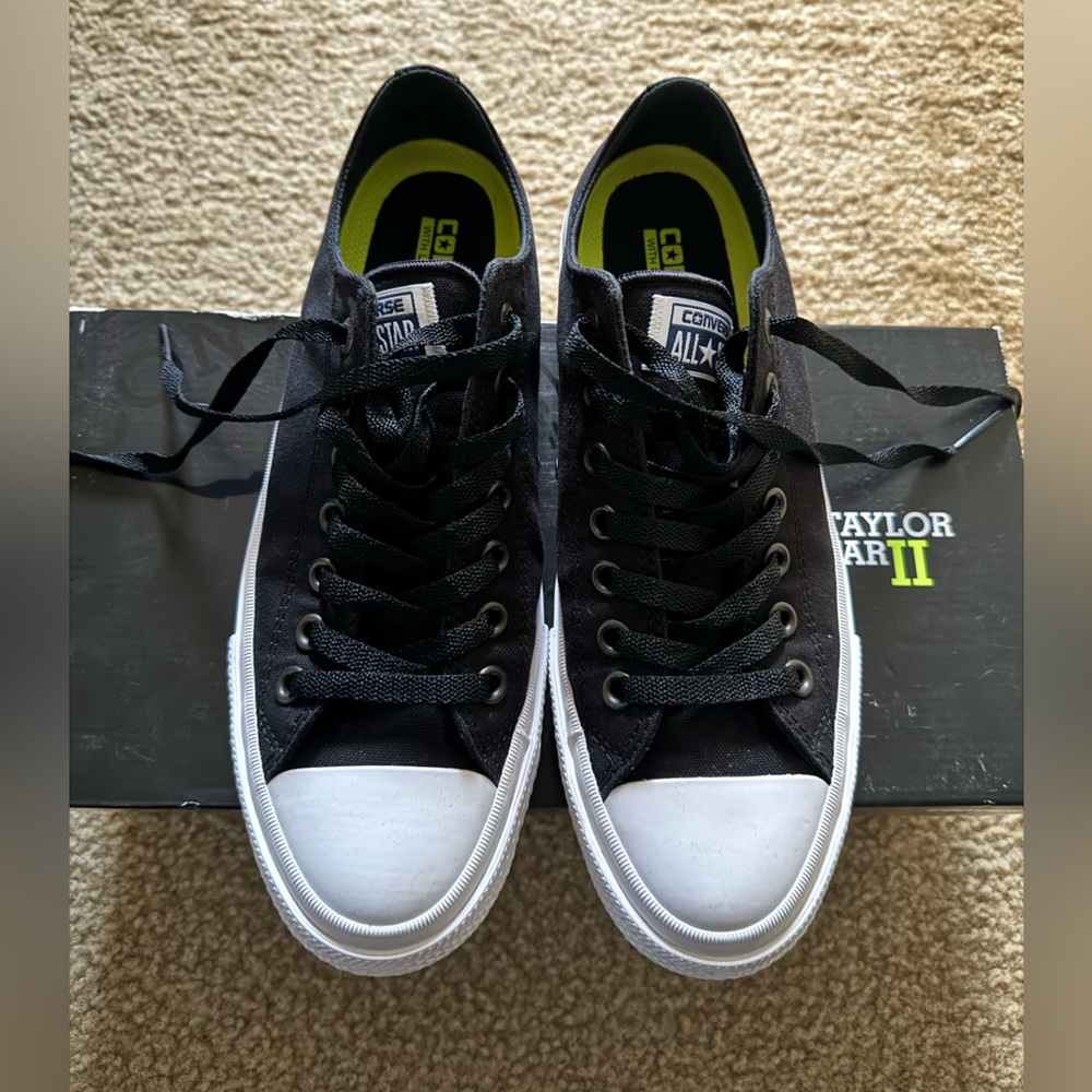 Converse Chuck Taylor All Star II Black and White Sneakers